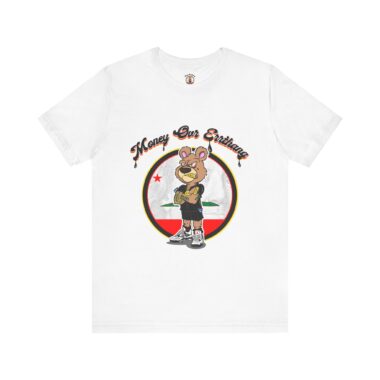 Playful Graphic Tee - "Money Ovr Errthang" - Casual Wear, Street Style, Graphic Tee, Gift for Friends, Fun Fashion